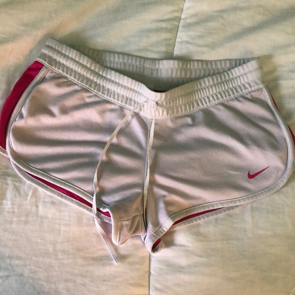 Nike white shorts